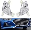 Car Fog Lights Compatible For Hyundai SONATA 2018-2019 Foglights Fog Lamp Daytime Running Light Fog Lamp Car AccessoriesRight