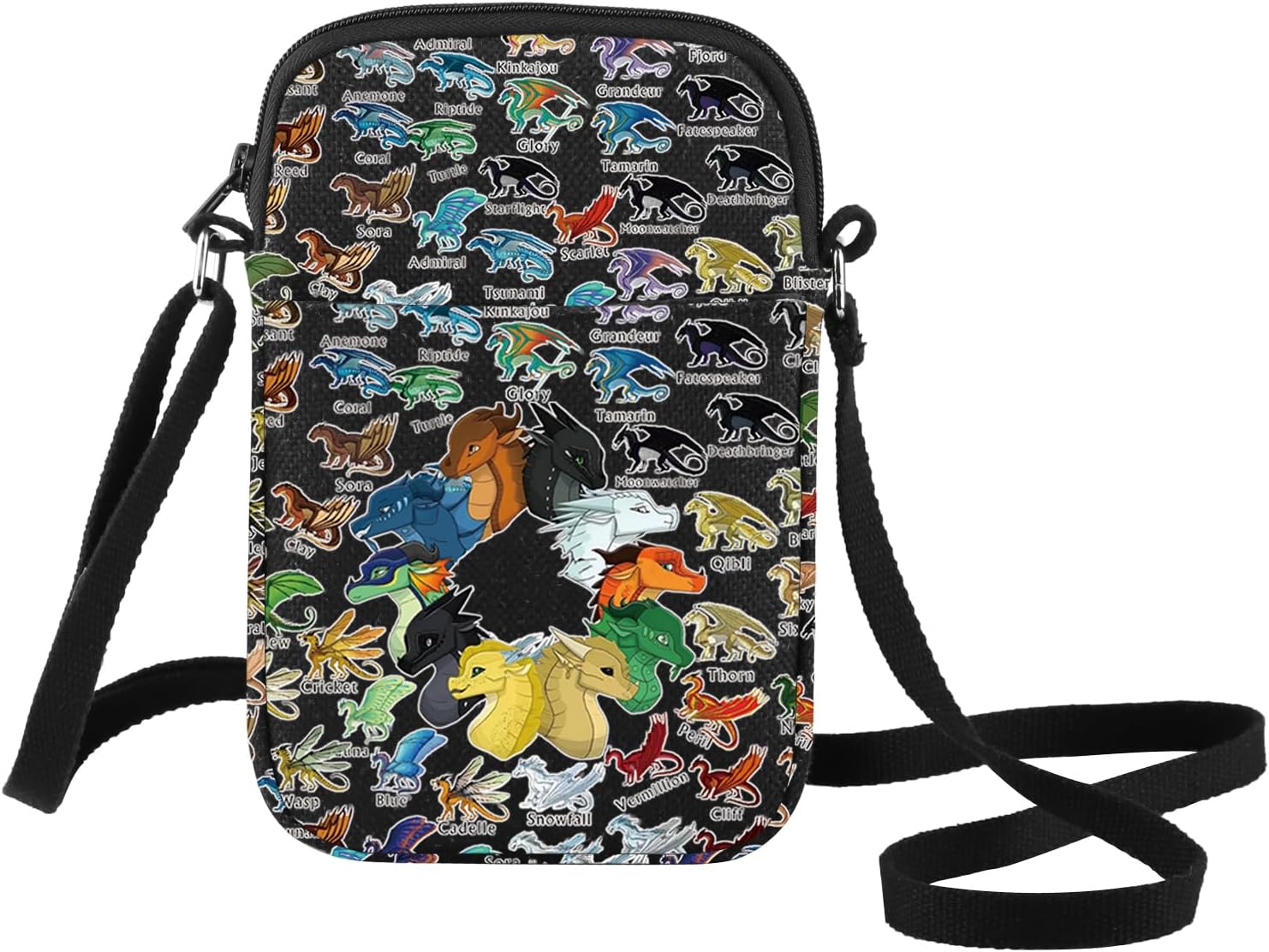 G2TUP Wings Dragon Crossbody Bag Dragon Inspired Gift Dragon Tribes Shoulder Bag Wings Dragon Bookish Merch
