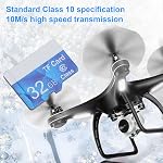 Class 10 Micro Memory Card, High Speed 10M s Water Proof Plug and Play Mini SD Card, for Digital Cameras Mobile Phones GPS Tablets Drones Dashcams (32GB)