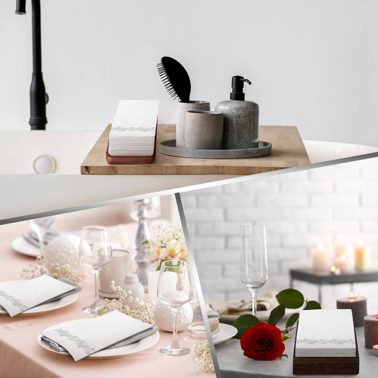 Bahomeck Cloth Napkins Set Of 4 Richly Detailed Baroque Oil Painting Of Arrangement Of Flowers Square Napkins Washable Dining Table Napkin For Home