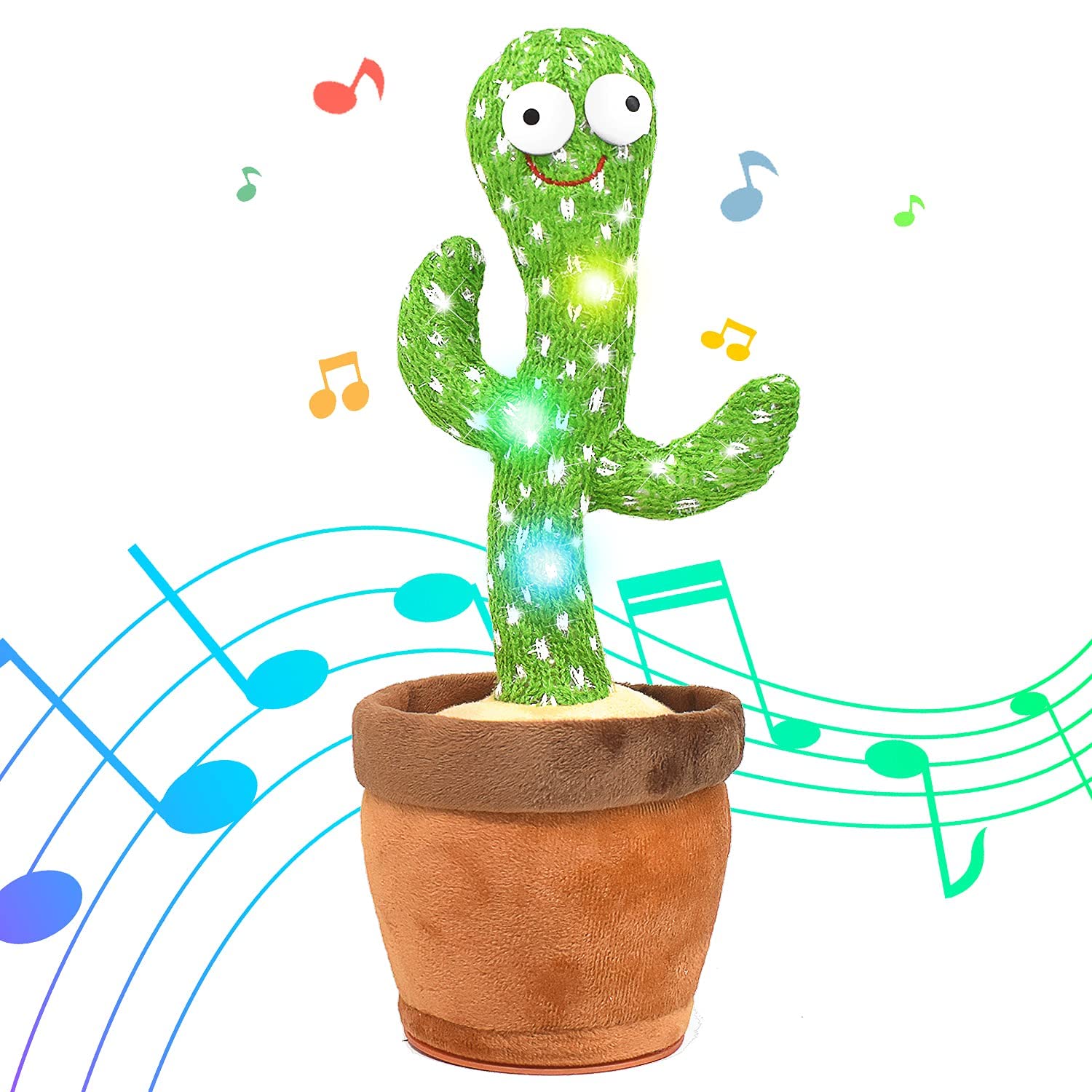 Buy Dancing & Talking Cactus Toy Mimicking Toy for Kids Rechargeable 120 PreLoaded Songs