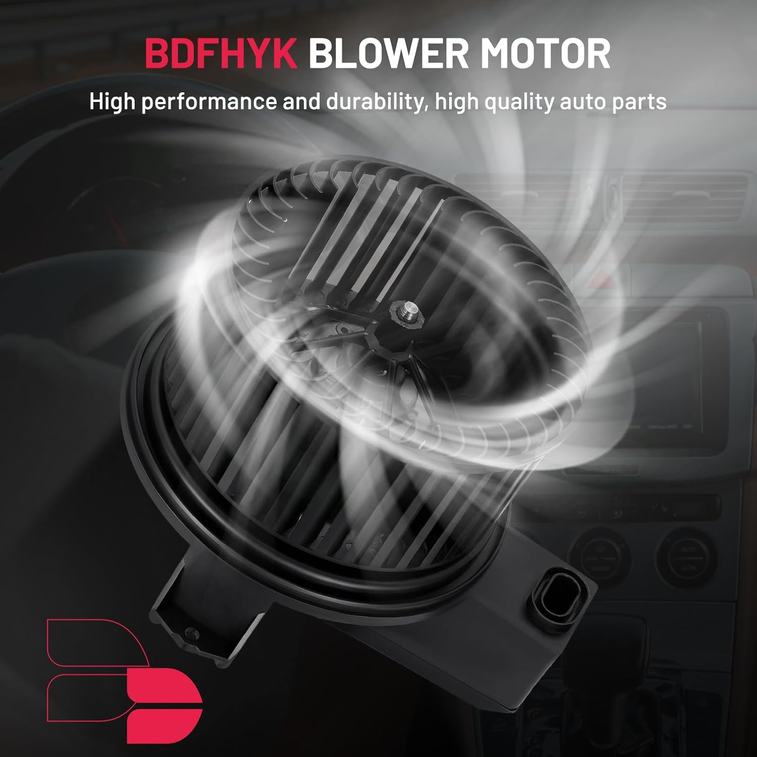 BDFHYK AC Heater Blower Motor Fan PM4085 Compatible with Ford 11-19 Explorer,09-19 Flex,13-19 Police Interceptor Utility,Lincoln 10-19 MKT,HVAC Blower Motor Assembly Replacement for BM4085C 2311859