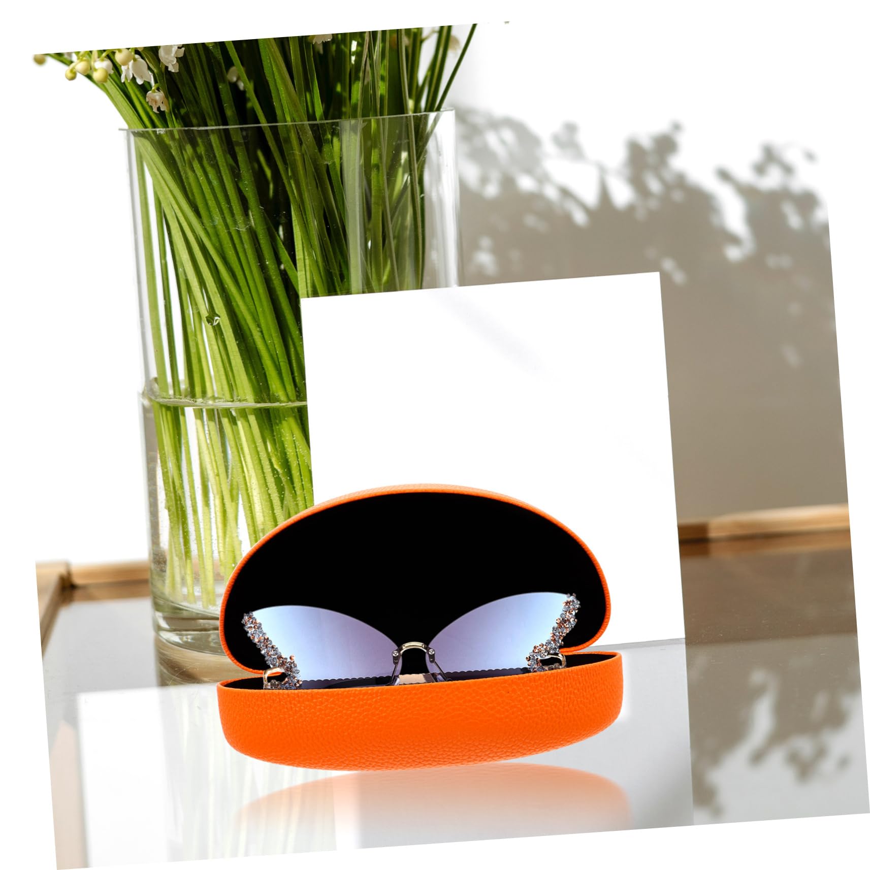 VALICLUD 3 Set Di Organizer Per Occhiali Da Sole Da Viaggio Custodia Rigida Per Occhiali Da Sole Elegante Scatola Protettiva Per Occhiali Da Sole 2 Pezzi * 3