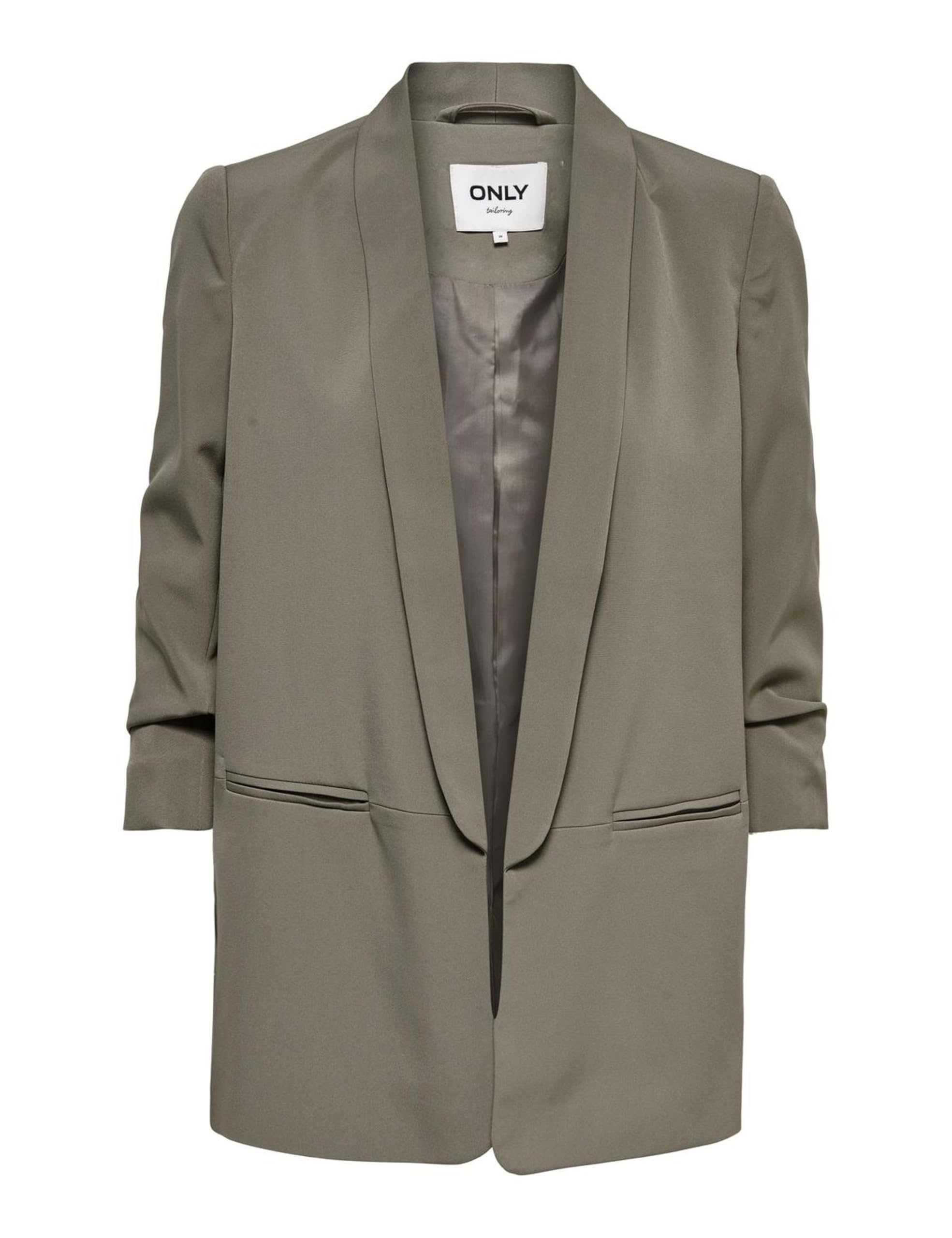 ONLY Womens Onlelly 3/4 Life TLR Noos Blazer, Walnut, 8 UK