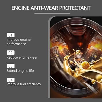 Anti-Wear Engine Treatment Oil Additive, 2026 Upgrade Automobile Engine Anti-Wear Protectant, High-Efficiency Engine Anti-Wear Agent, Engine Fuel-Saving and Noise-Reducing Protective Agent (2)