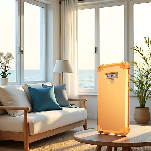 Miniatura 3 de IDweel3 en 1 Funda para Galaxy Note 9, funda duradera para Note 9, a prueba de golpes, delgada, híbrida, resistente, protección de policarbonato