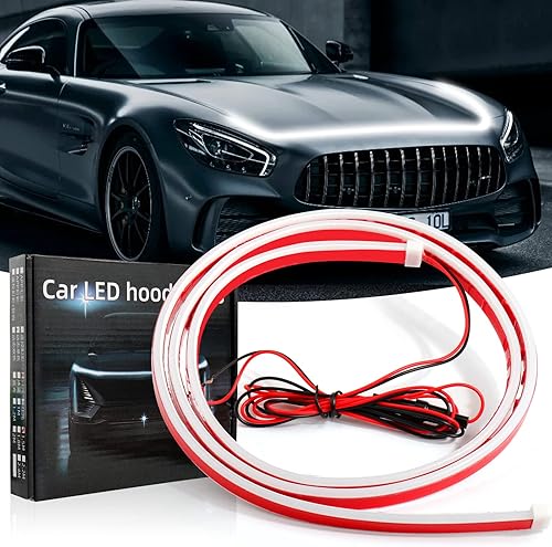 Miniatura 1 de Vodolo Tira de luz LED para exteriores de automóvil tira de luz flexible de 70 pulgadas luz de circulación diurna impermeable para automóviles SUV