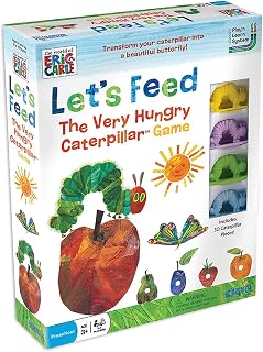 Briarpatch | Let's Feed The Very Hungry Caterpillar Counting Cards Kids Game, Based on The World of Eric Carle Books, Fun For Preschool Children Ages 3 & Up