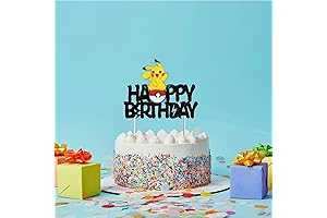 Pokemon Cake Toppers 7th Birthday Decorations