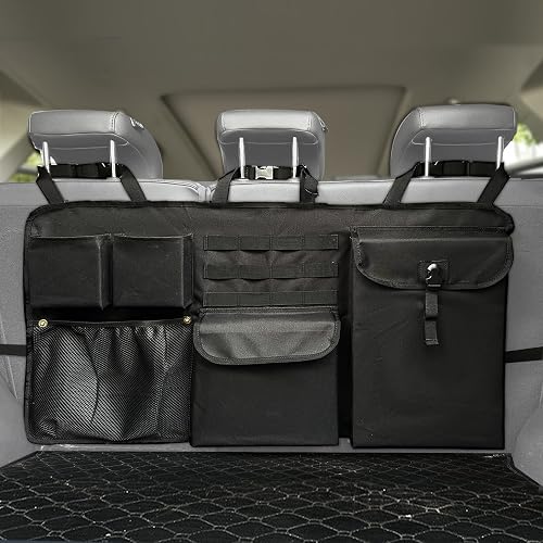 BEATUNEE Car Trunk Organizer with Multiple Storage