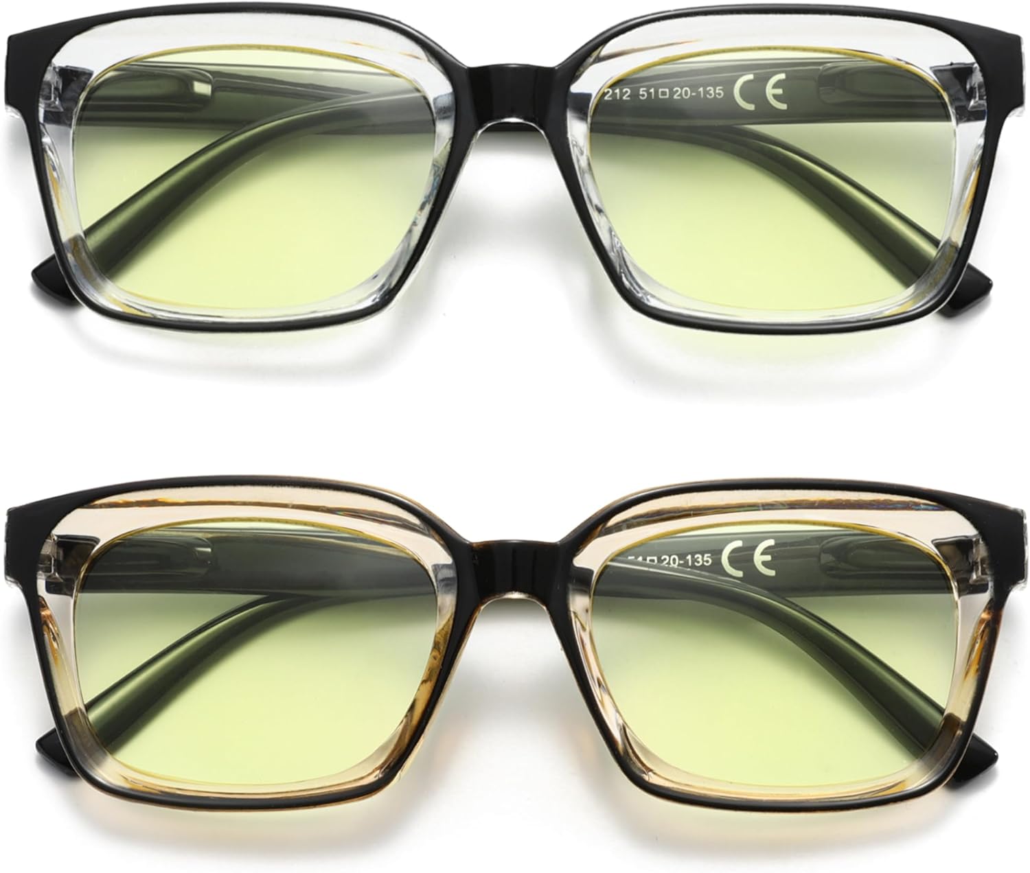 Auto Focus Glasses, 2 Pack Automatic Zoom Night Vision Reading Glasses for Women Men Blue Light Blocking Readers - Image 7