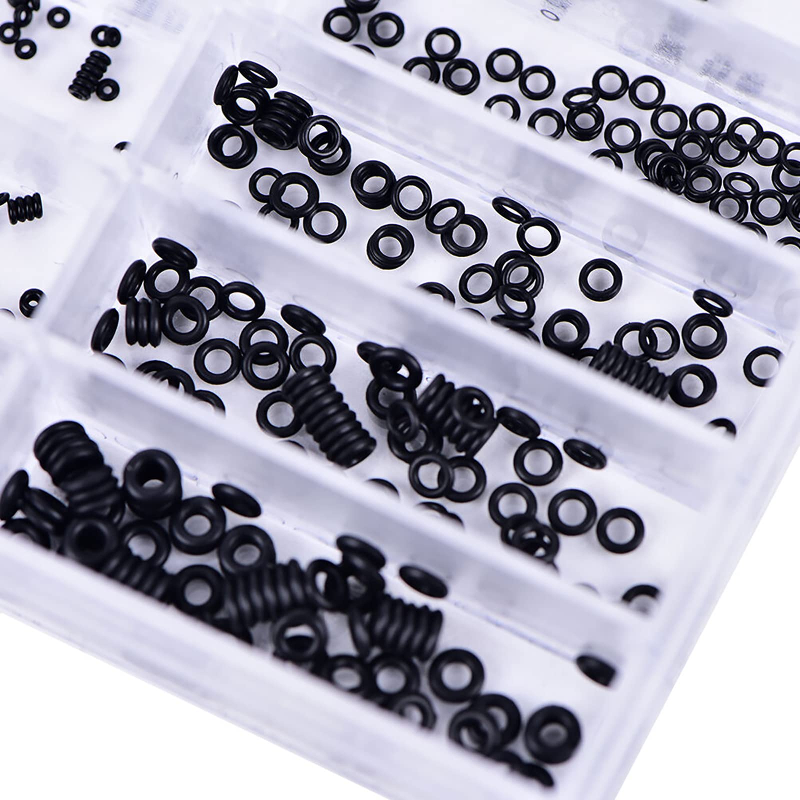 200 Elastische Gummi-O-Ringe – Lochgröße 5 Mm, Schwarz | Als Abstandshalter Für Armbänder, Schmuckherstellung & DIY