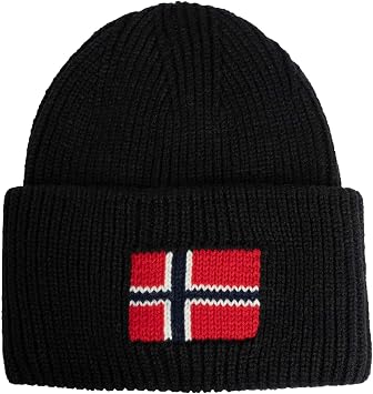 Napapijri Mens F-Everi Beanie, Black Beauty, One Size
