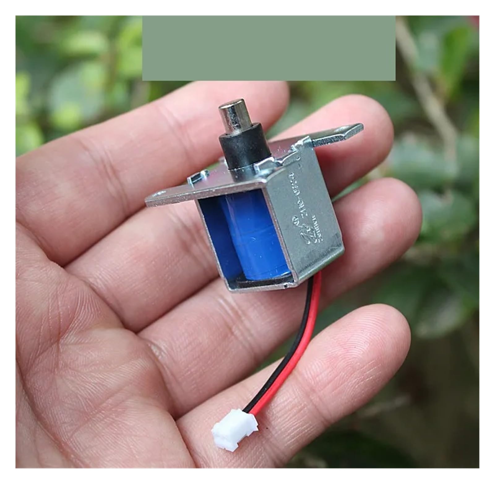 HJNAOKGWHQ DC 3V 3.7V 5V 4MM Stroke Square Frame Push Pull Type Magnet Solenoid Electromagnet 5mm iron Shaft