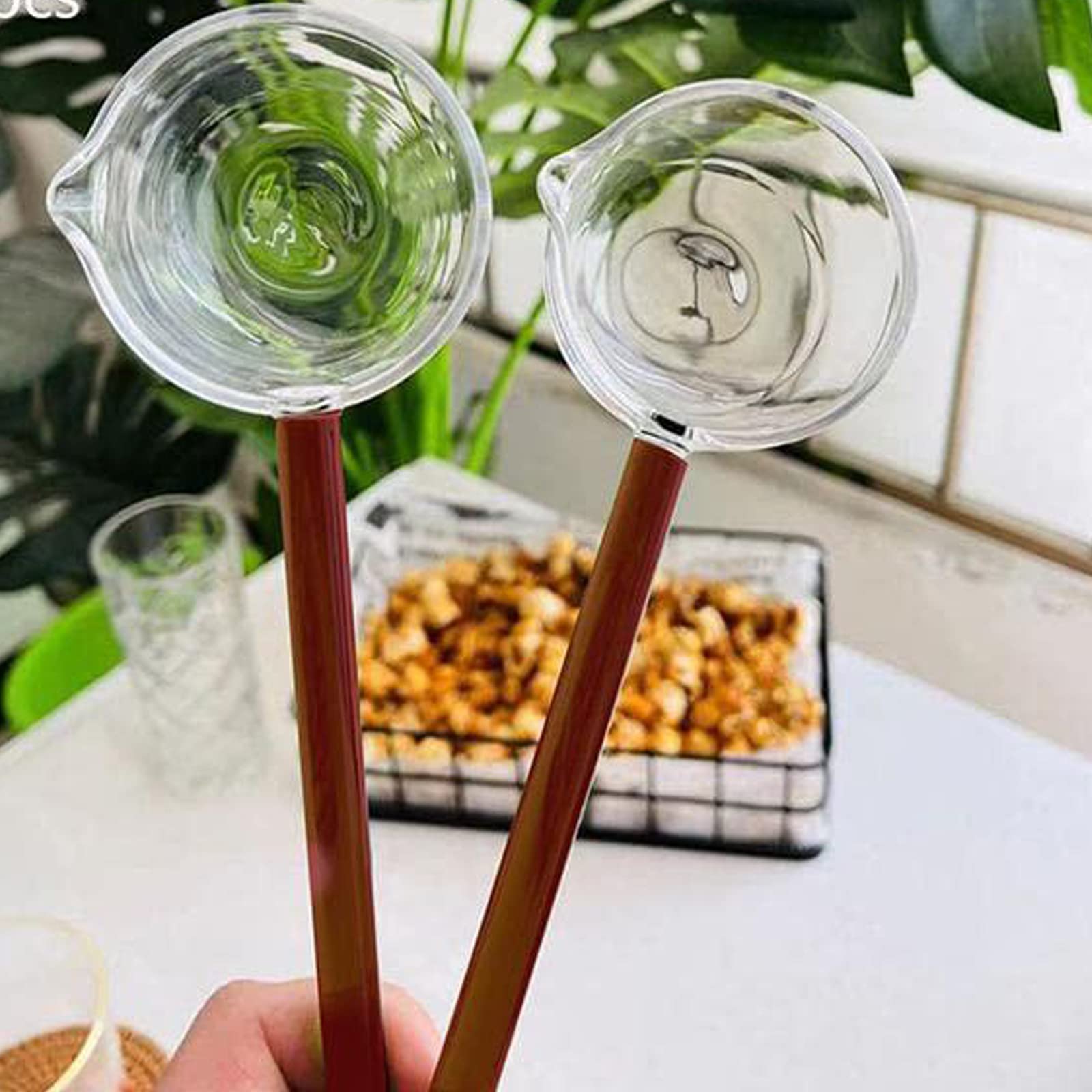 Amazon.co.jp: 高ホウケイ酸ガラス スープおたま スプーン 耐熱