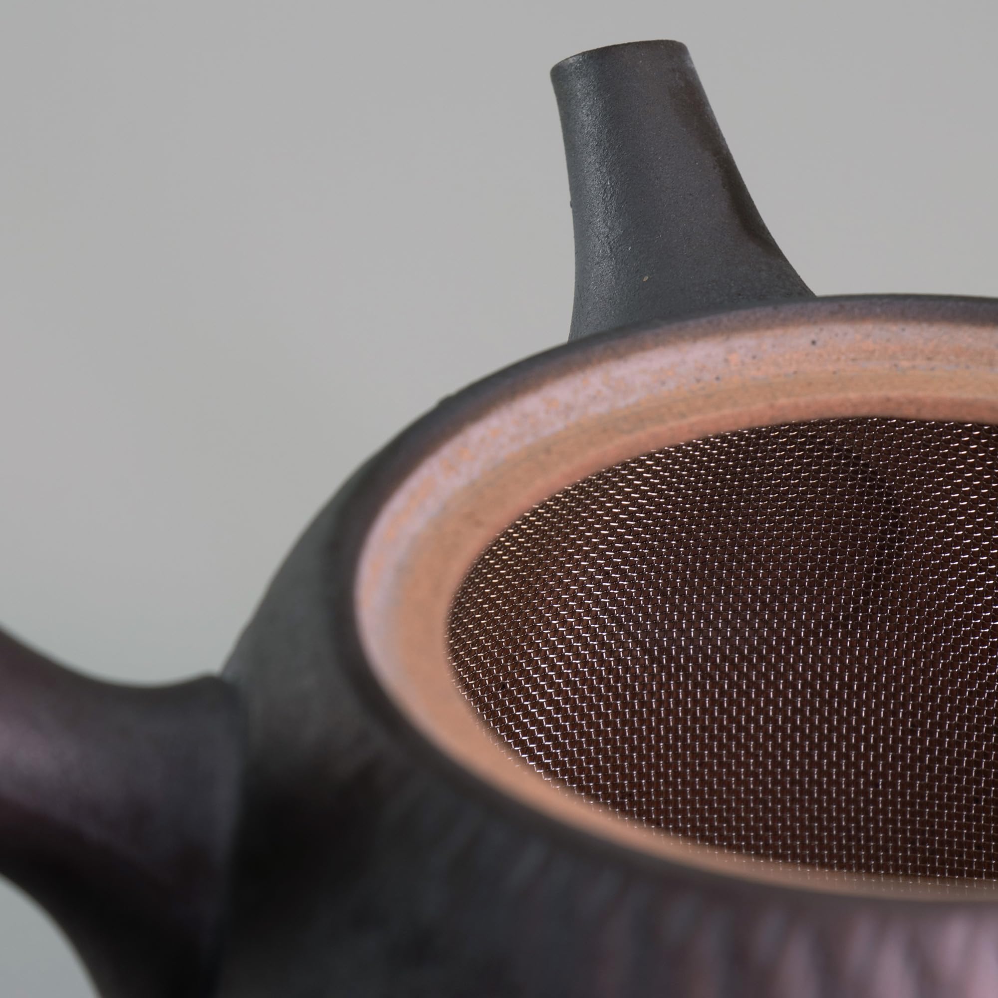 Asayu Japan Kyusu, Theiere Japonaise traditionnelle, Ceramique Nippone, Teapot Tokoname Isshin Tobikanna, 360ml, Artisanat ancien