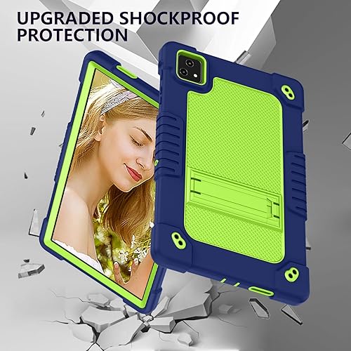 Miniatura 6 de Funda para T-Mobile Revvl Tab 5G, para Revvl Tab 5G, funda resistente a prueba de golpes para niños, funda resistente con correa de atril