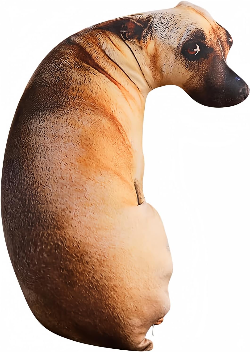XIAOHONG 3D Dog Throw Pillow Stuffed Animal Throw Plushie Cushion Pillow Doll 3D Simulation Dog Plush Stuffed Animal Cushion Pillow Toy for Kids,Sofa Chair Home Decor (Hound)