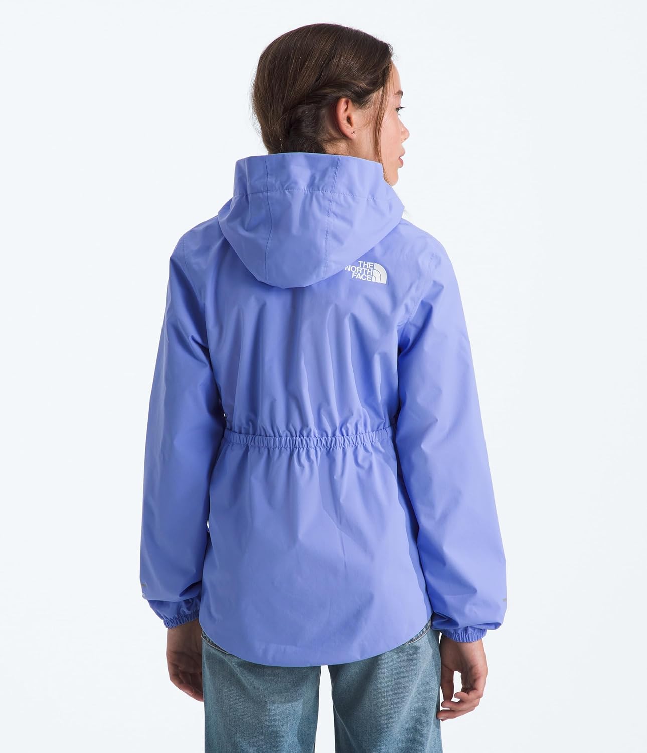 THE NORTH FACE Girls' Antora Rain Jacket | Waterproof, Breathable, 3-piece Hood, Secure Zip Hand Pocket