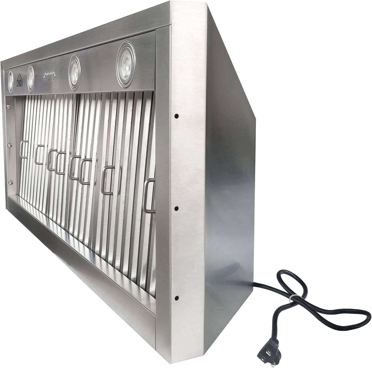 CT Copper Tailor Copper Vent Hood Island Mount,42'' W,39''H, 1150 CFM Exhaust Fan,Stainless Steel Vent,LED Light,Dishwasher-Safe Baffle Filters,Light Hammered-Penny Patina,VH14TA