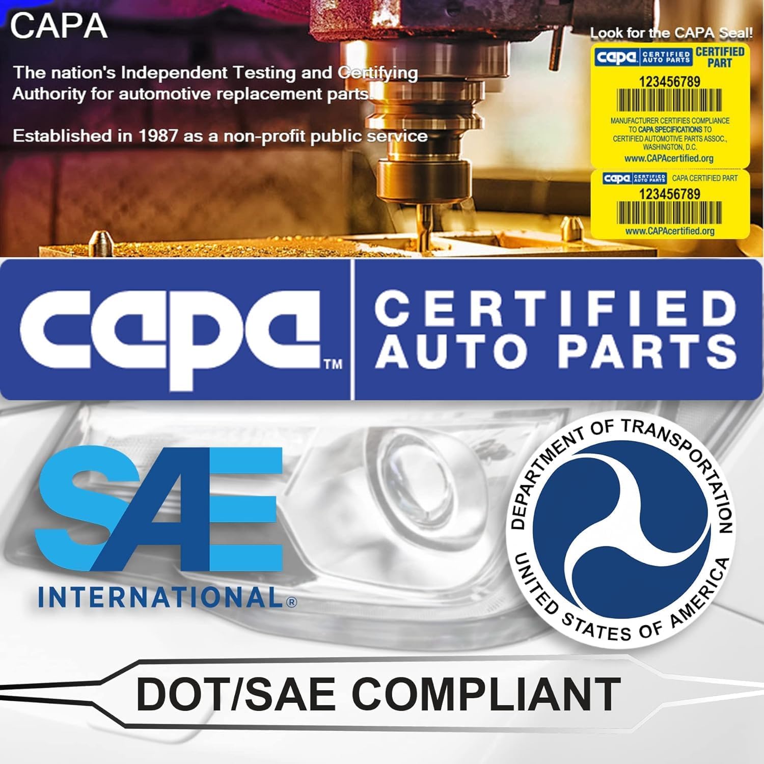 ALLIGATOR AUTO LIGHTS LED Headlight Assembly Replacement for Acura MDX 2017 2018 2019 2020 CAPA Certified Headlamp with Bulbs, Right/Passenger Side, 33100-TZ5-A51, AC2503130