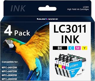 LC3011 Ink Cartridges 4 Pack LC3011BK LC3011C LC3011M LC3011Y