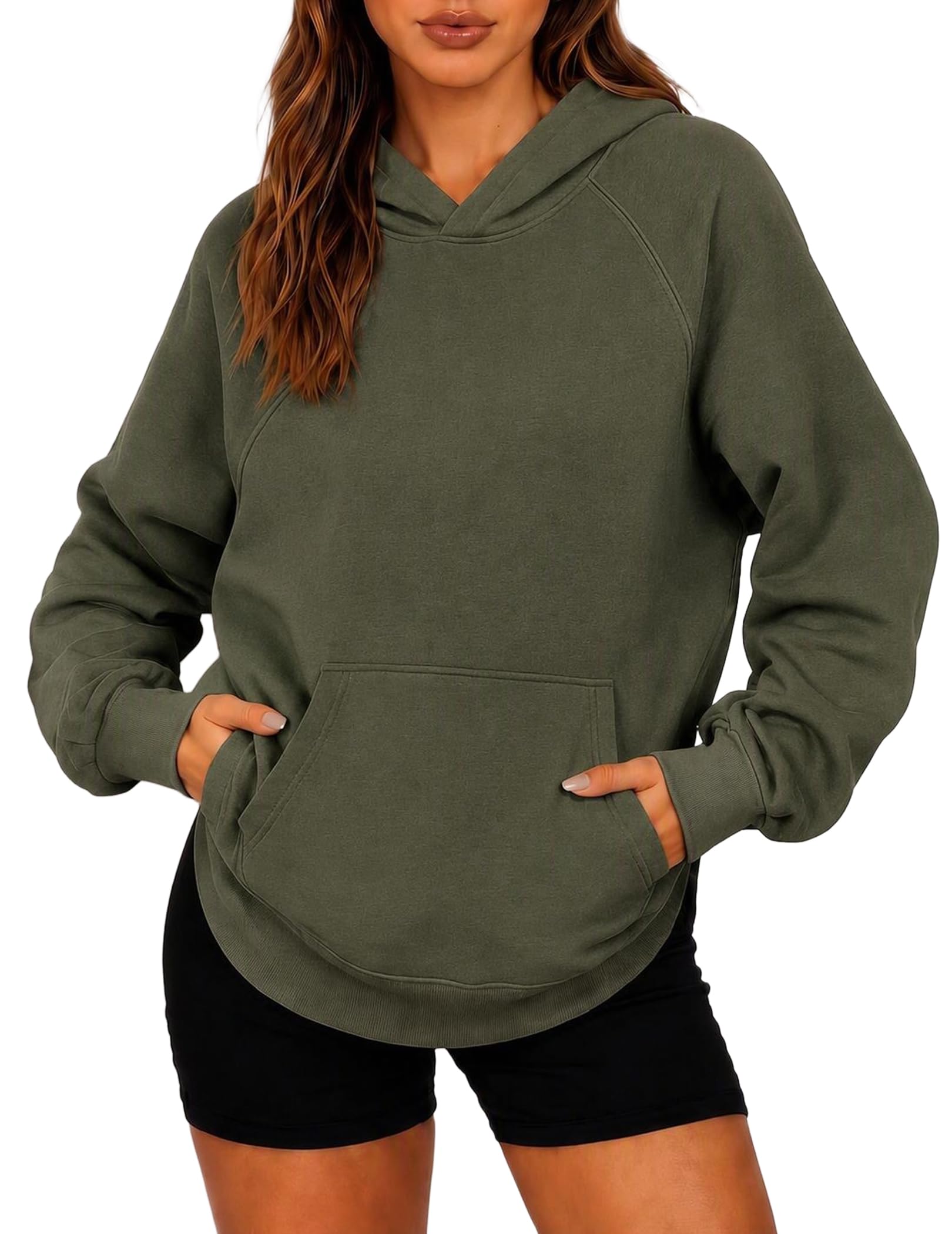 Womens Oversized Hoodies Pullover Fleece Hooded Sweatshirt Trendy