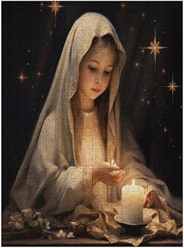 Virgin Mary Jigsaw Puzzles 1000 Pieces for Adults Puzzles for Adults and Home Decoration