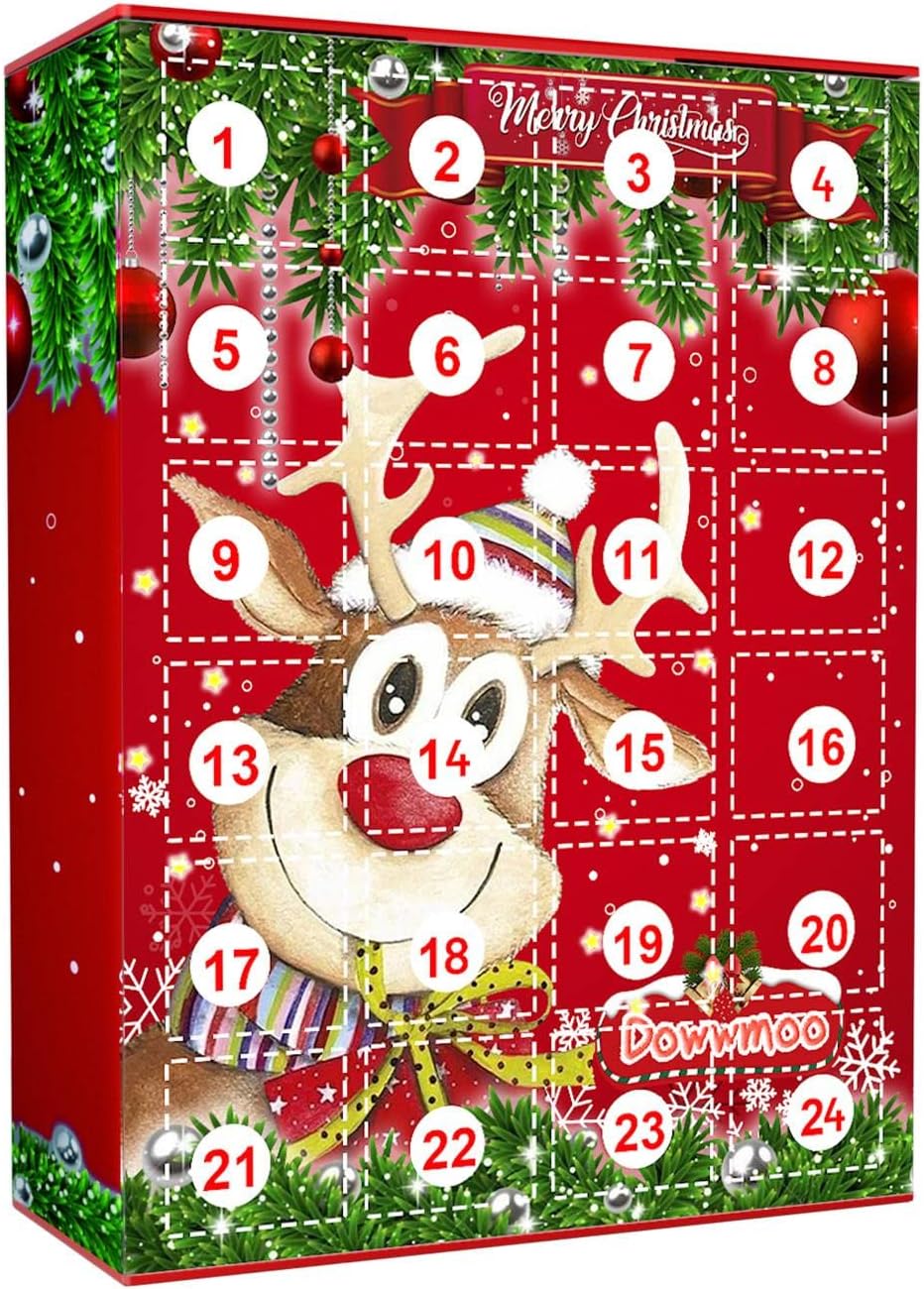 5 Pcs Advent Calendar Christmas | 24 Days Of Christmas Calendar - Christmas Calendar Charm Making Kit for People of All Ages, Children Over 6 Years Old, Working Professionals Ora-ae
