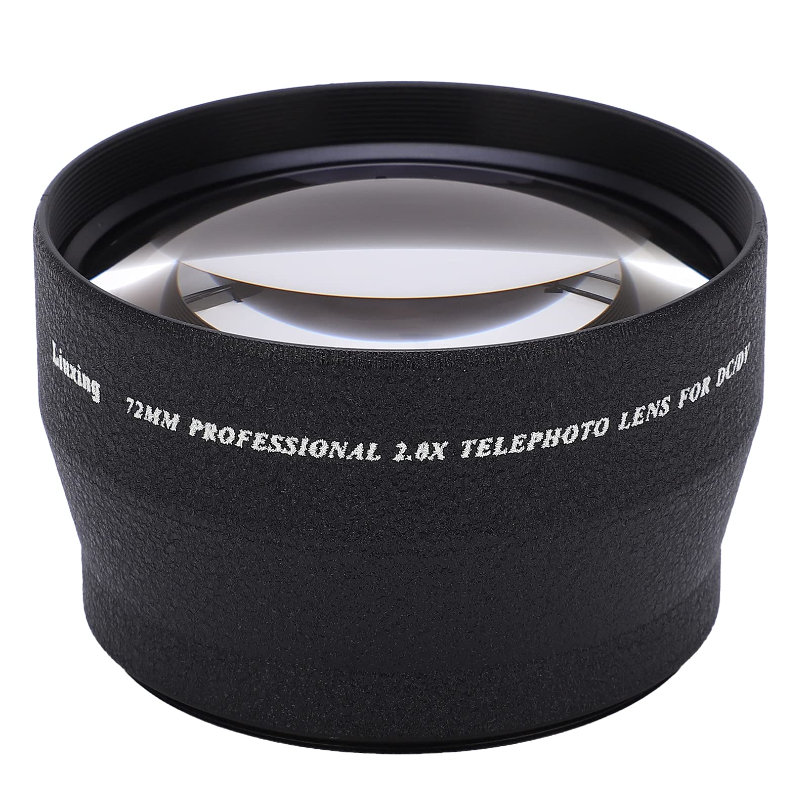 NMLLTB Telephoto Lens, 72MM 2X Magnification HD Telephoto Lens, Aluminum Alloy Teleconverter Lens for 72mm Camera Lens and 82mm Filter