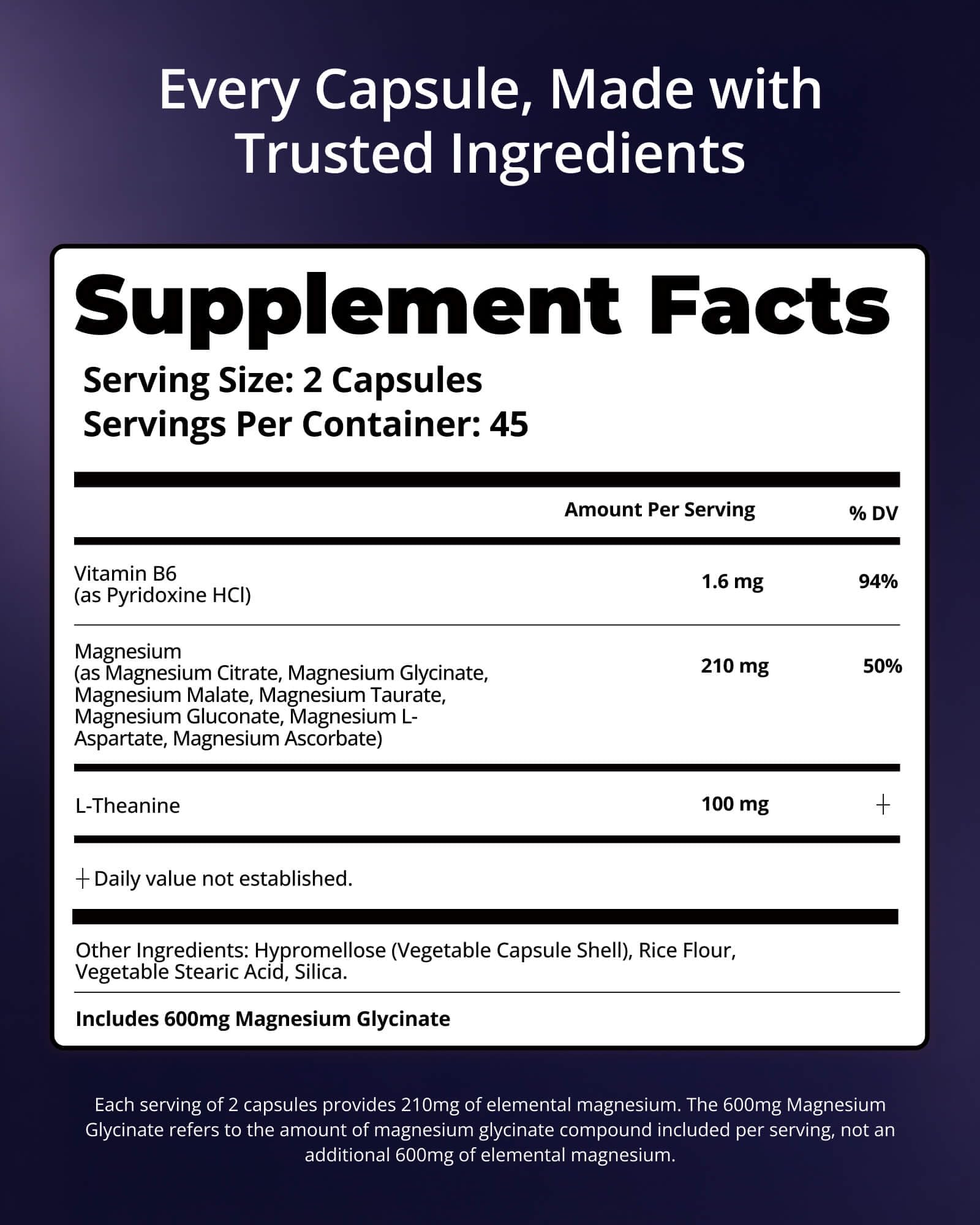 Magnesium Complex for Women with L-Theanine & Vitamin B6 — Amazon image 11