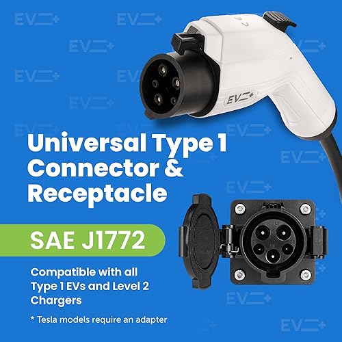 Miniatura 3 de EV + Cable de extensión para cargador de coche eléctrico de 20 pies, estación de carga EV de nivel 2, extensor de 32 amperios y 240 voltios para