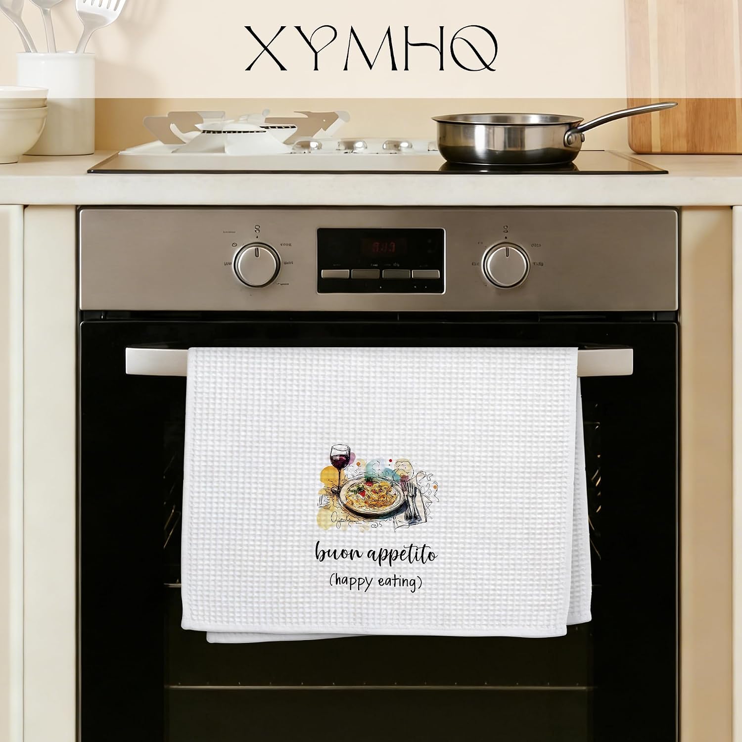 Italian Cooking Hand Towels for Kitchen Dining Room, Cooking Gifts for Women Men, Italian Kitchen Decor Dish Tea Towels, Housewarming Gifts, 16x24 Inch