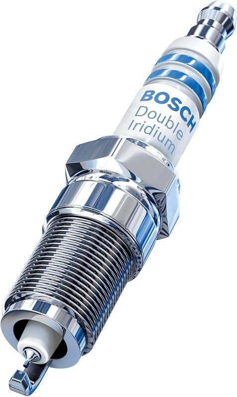BOSCH 9660 OE Bujía de iridio doble de alambre fino - Paquete de 4 | Tecnología avanzada de equipo original con vida útil 4X