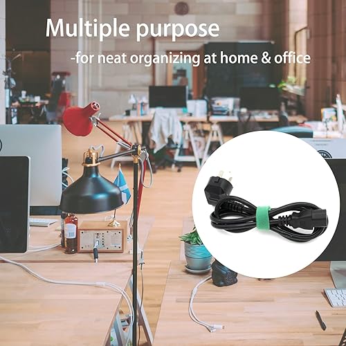 Miniatura 7 de Plant Ties - Cinta verde para plantas de jardín, 0.57 pulgadas de ancho, reutilizable, ajustable, correa de jardinería, soporte para plantas de