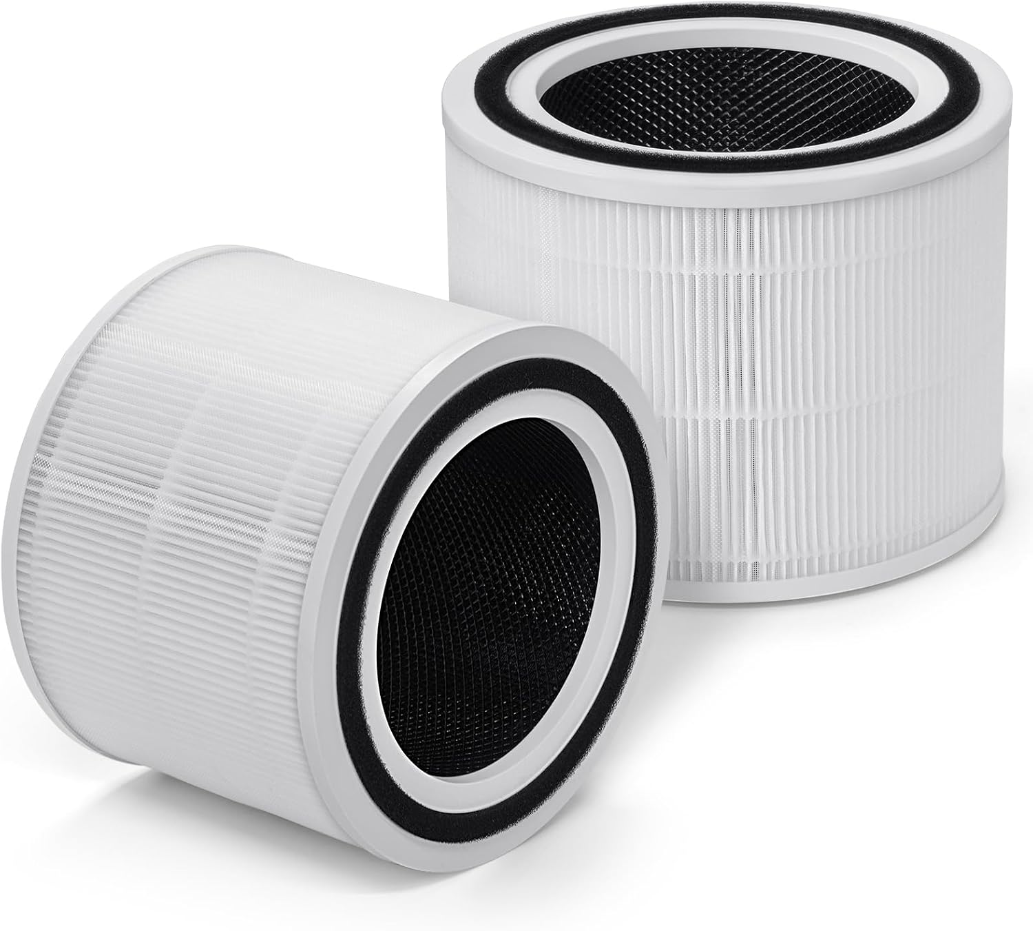 12070 Replacement Filter Compatible with Clorox 11070 Air Purif-ier Medium Room, 3-in-1 with H13 True HEPA, Activated Carbon and Pre-Filter, For Dust, Pet Fur, Smoke, Cooking Odors, Pack of 2