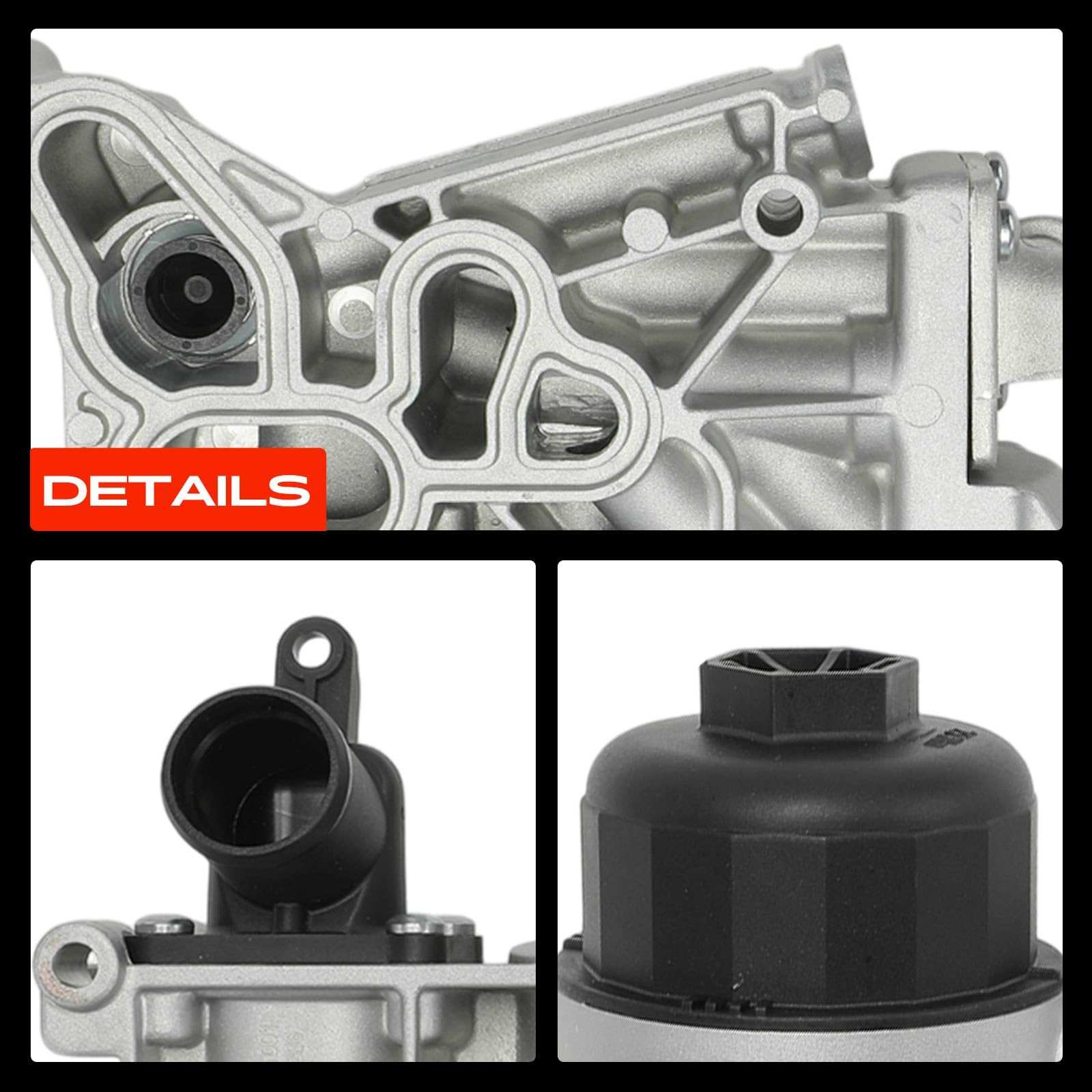 Frankberg Radiatore dell'olio Motore Alloggiamento del filtro dell'olio Diesel Compatibile con 169 312 319 Van 312 519 Punto 199