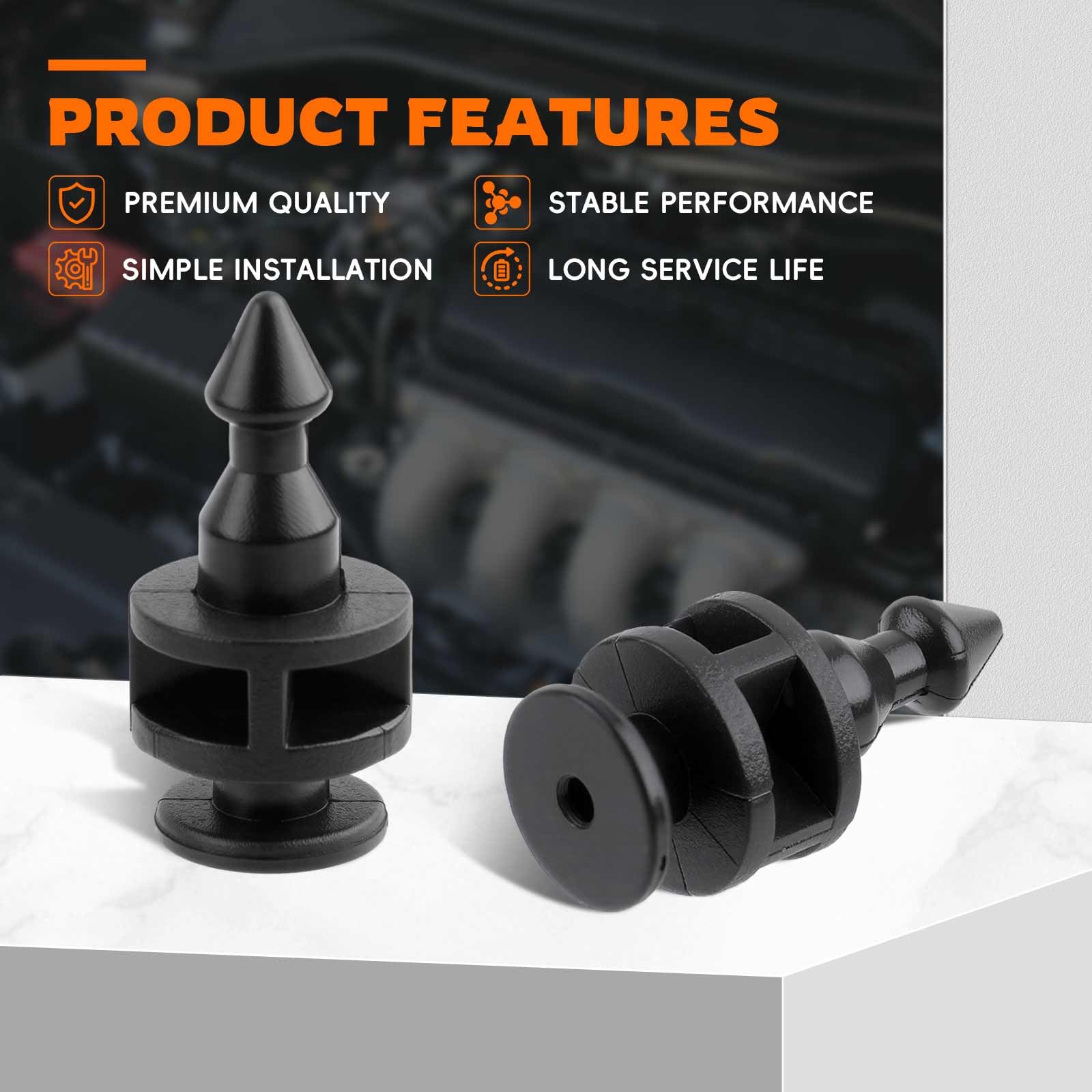 Clips De Fixation Pour Feux Arrière - Lot De 10 Pour Mercedes Sprinter / VW Crafter