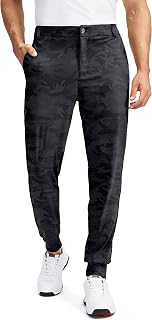 Men's Golf Joggers Pants with 5 Pockets Slim Fit Stretch Sweatpants Running Travel Dress Work Pants for Men
