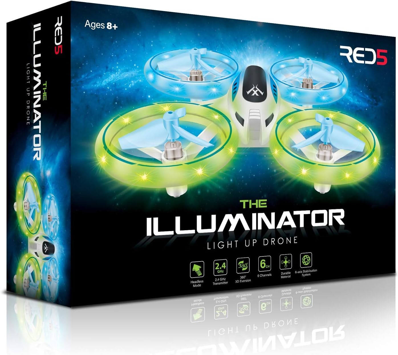 RED5 Illuminator Quadcoptor