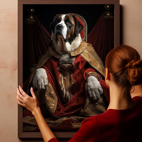 Miniatura 145 de Thuan Chow Chow Retrato de mascota con disfraz real de perro en un disfraz retrato de perro con vestimenta Retrato medieval de mascota retrato