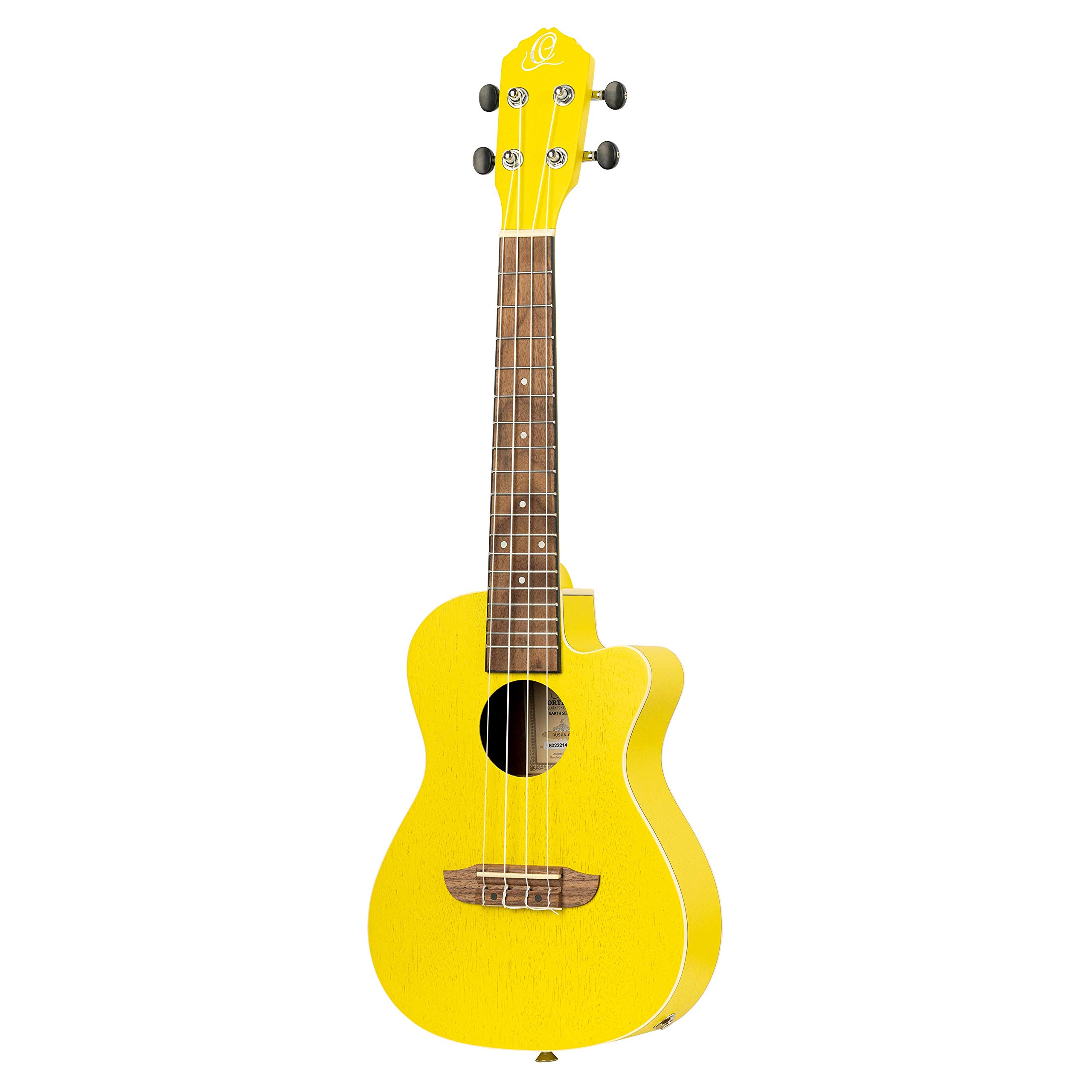 Ortega Guitars Concert Ukulele elettro-acustico - Earth Series - Okoumé/ Mogano (RUSUN-CE)