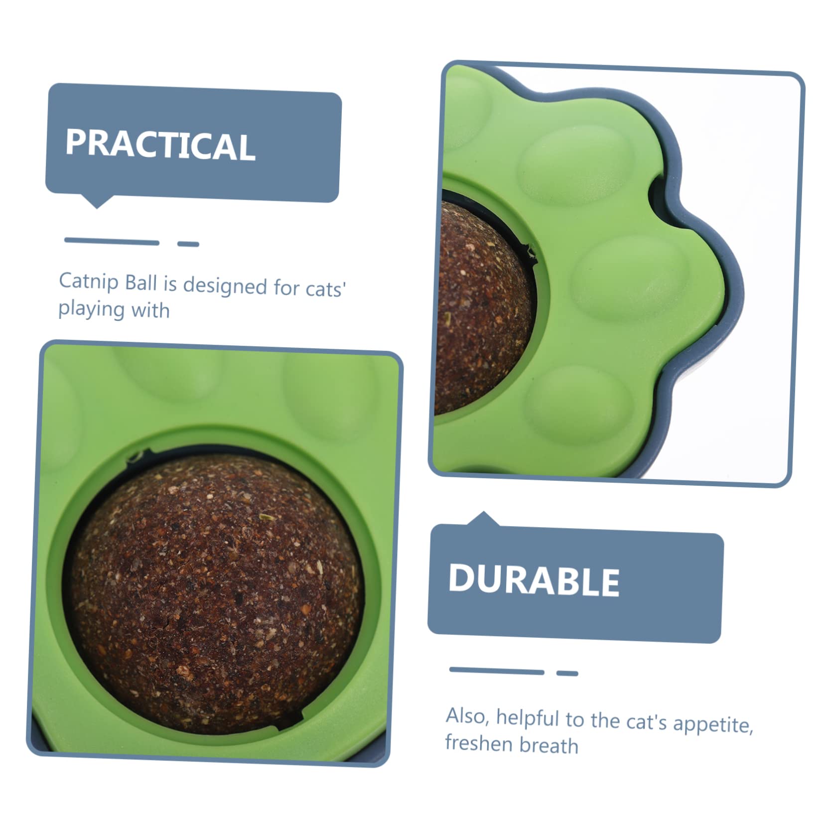 Yardwe 10sätze Katzenminze Ballspielzeug Für Katzen Interaktives Toy Für Stressfreies Spielen Edible Catnip Für Gesunde Zahnpflege Und Reinigung