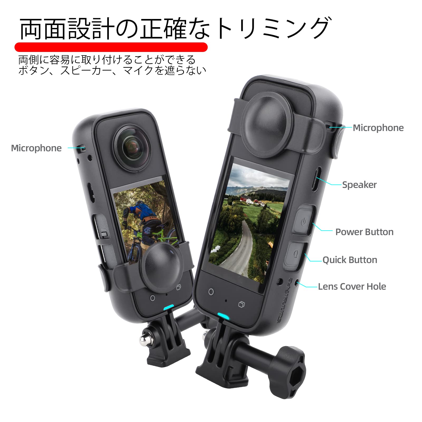 Amazon | Kimyoaee For Insta360 X3 拡張保護万能 フレームに適してい 