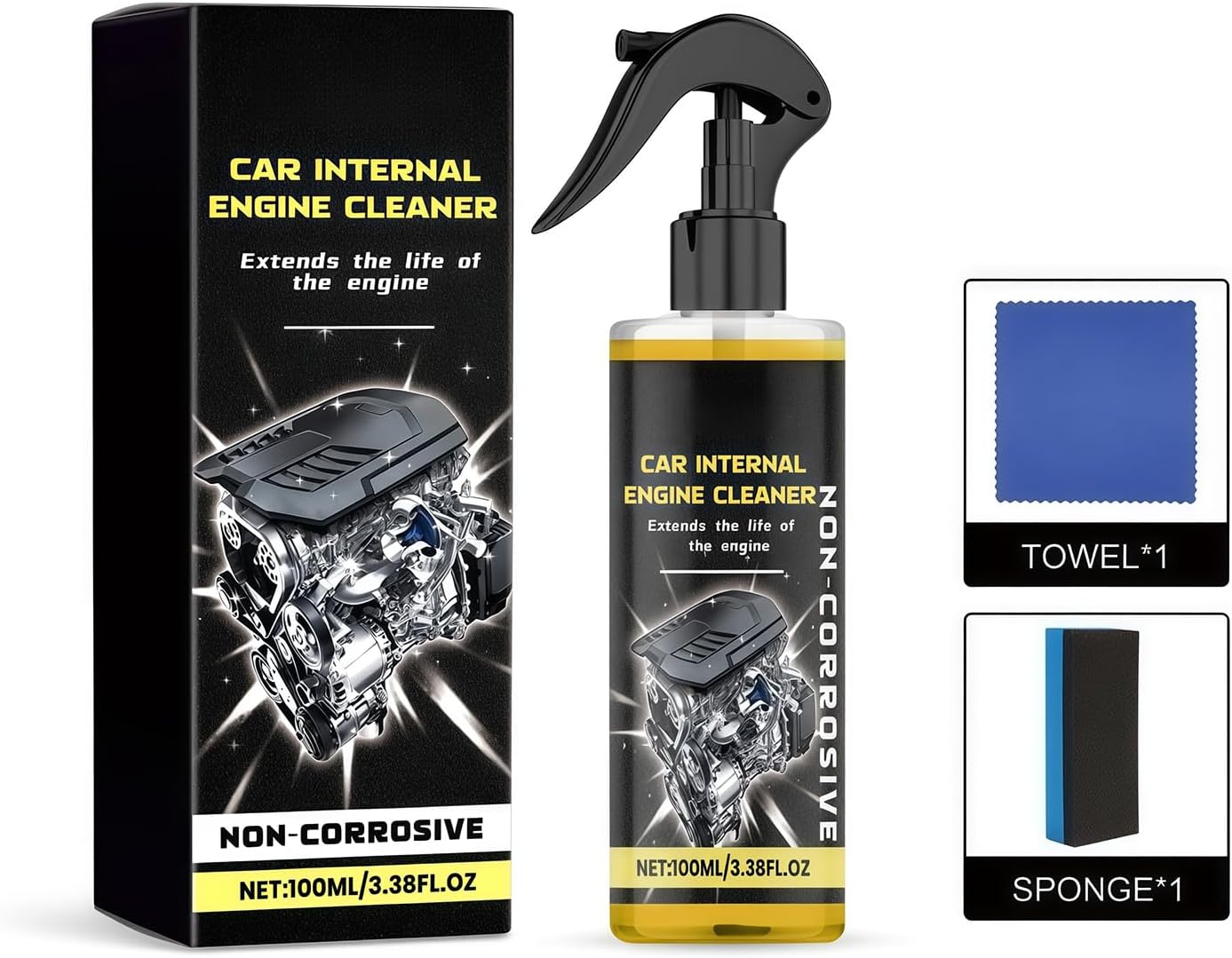 Waterless Engine Set 100ml with Compact Bottle