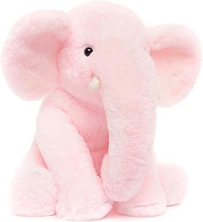 WEIGEDU 13" Pink Elephant Stuffed Animal - Plush Toy for Boys, Girls, Kids, Baby Shower, Bedtime, Birthday