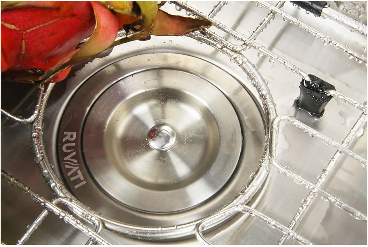 Ruvati 15 x 15 inch Drop-in Topmount Bar Prep Sink 16 Gauge Stainless Steel Single Bowl - RVH8115