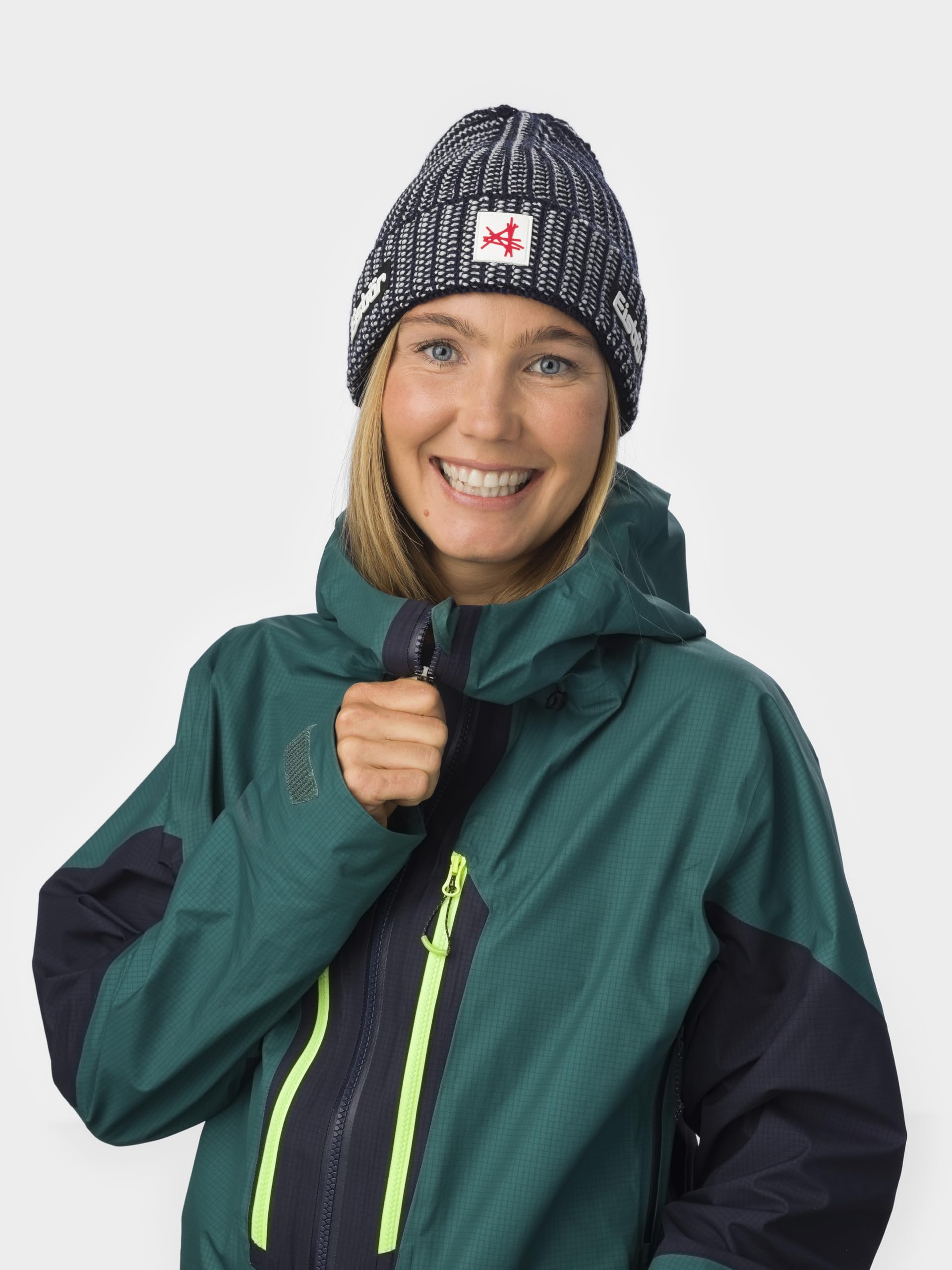 Eisbär Mütze Herren & Damen Sorrak Ski Austria - Merino Wintermütze Unisex mit Fleece schützt vor Kälte und Wind - Strickmütze atmungsaktiv thermoregulierend Wintermütze warm Skimütze Haube
