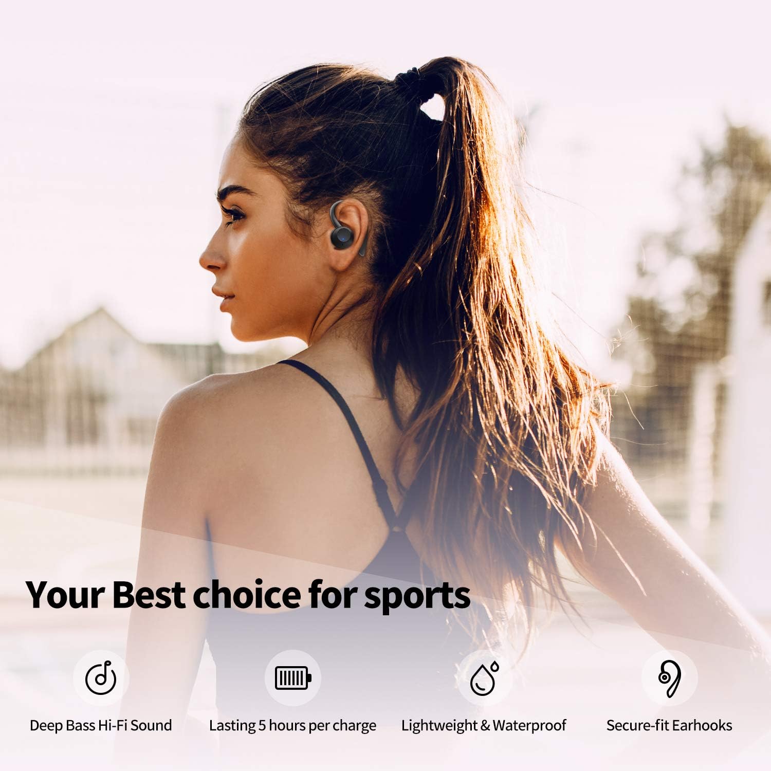 🔥 Hоt Dеаlѕ Axloie Sports Wireless Earbuds Bluetooth 5.0 Headphones True Wireless Deep Bass in-Ear Mini Stereo IPX7 Waterproof 25H Playtime Wireless Earphones with Charging Case for Running Workout Gym Yoga Black Exсluѕіvе Dіѕсоunt 🔥 Axloie Sports Wireless Earbuds Bluetooth 5.0 Headphones True Wireless Deep Bass in-Ear Mini Stereo IPX7 Waterproof 25H Playtime Wireless Earphones with Charging Case for Running Workout Gym Yoga Black