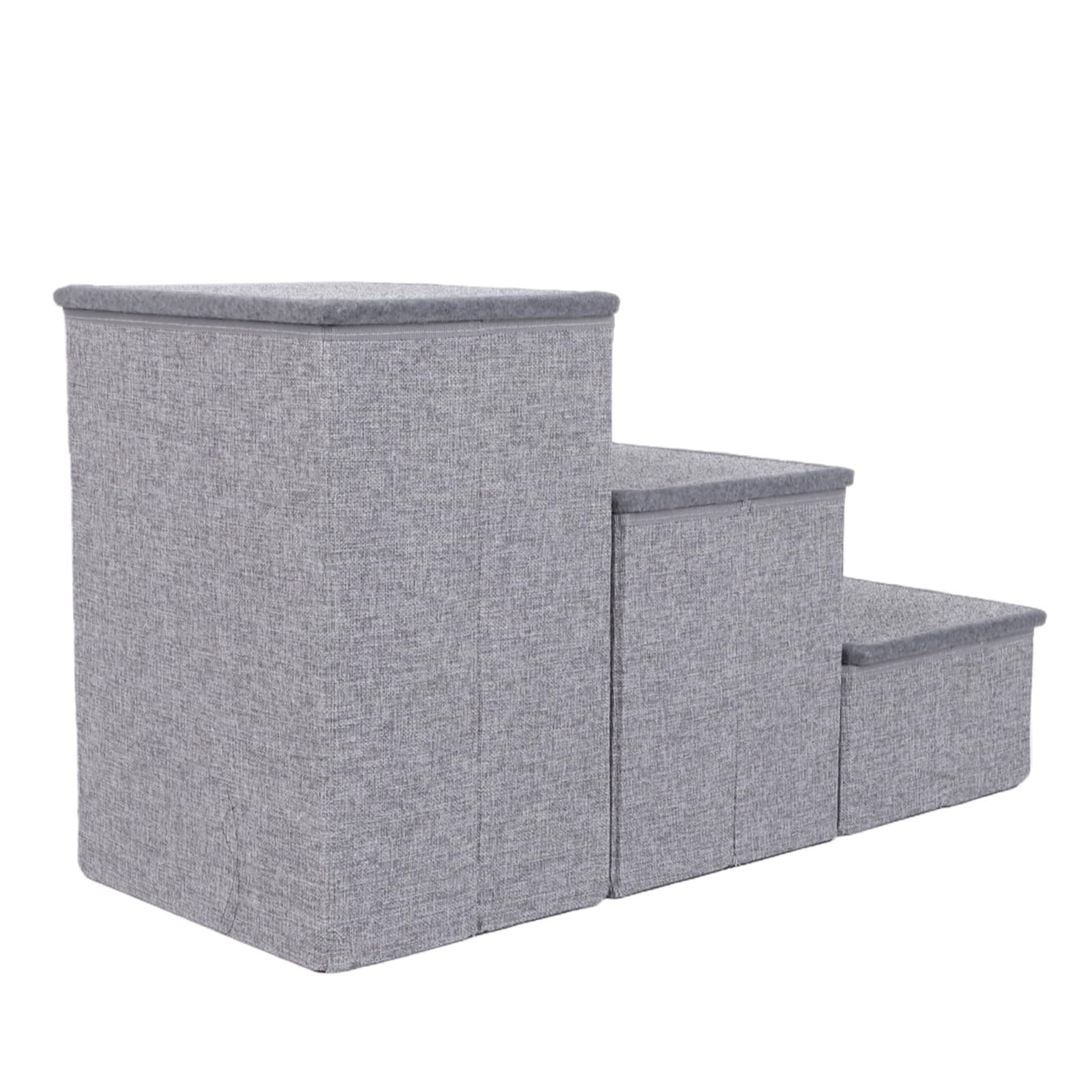 Scalette per Animali Pieghevoli, Gradini per Cani e Gatti, per | Scaletta per animali pieghevole per cani e gatti Pieghevole Pieghevole 38x50x45 cm Poliestere Letto alto Cani di piccola